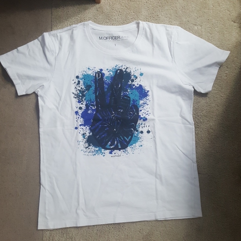 White Mr.Officer shirt